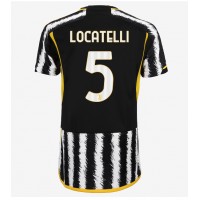 Stroje piłkarskie Juventus Manuel Locatelli #5 Koszulka Podstawowej dla damskie 2023-24 Krótki Rękaw